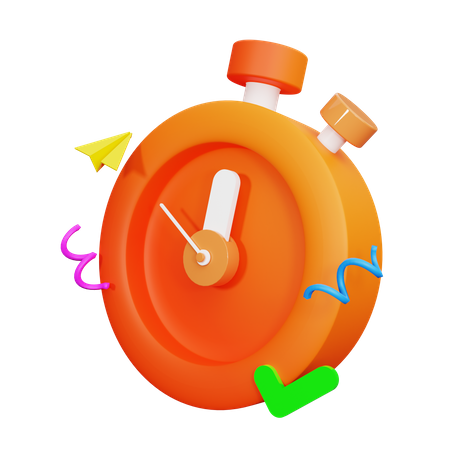 Stoppuhr  3D Icon