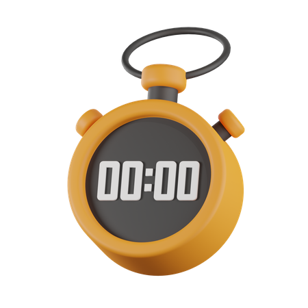 Stoppuhr  3D Icon