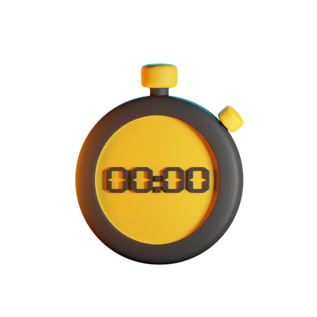 Stoppuhr  3D Icon