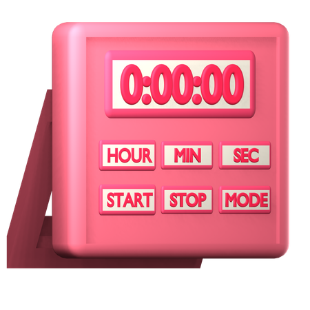 Stoppuhr  3D Icon