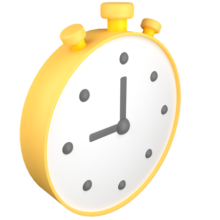Stoppuhr-Timer 3D Icon