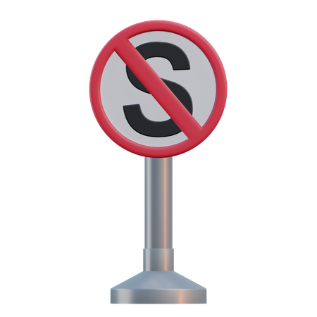 Kein Stopschild  3D Icon