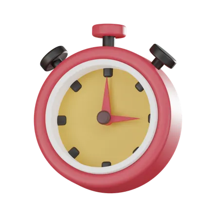 Business Growth And Innovation Stopwatch Icon Ideal For Depicting Startup Success Time Management Strategies And Enhanced Productivity 3 D Render 3D Icon