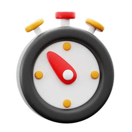 Stopwatch Sport Referee Game Timer Tool Equipment 3 D Icon Illustration Render Design 3D Icon