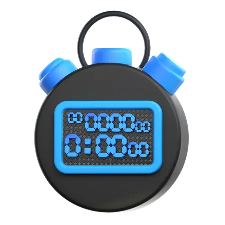 Stopwatch  3D Icon