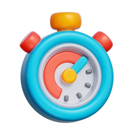 ストップウォッチ  3D Icon