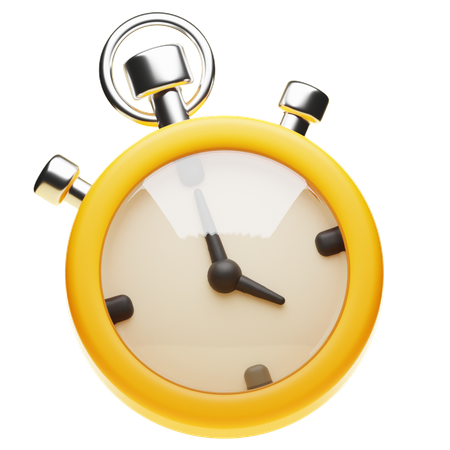 Stopwatch  3D Icon