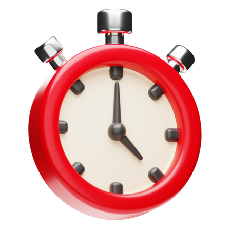 Stopwatch  3D Icon