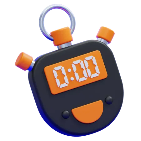 Stopwatch  3D Icon