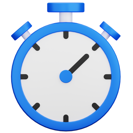 Stopwatch  3D Icon