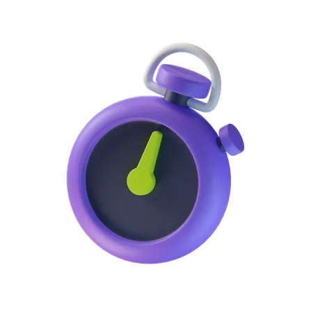 Stopwatch  3D Icon