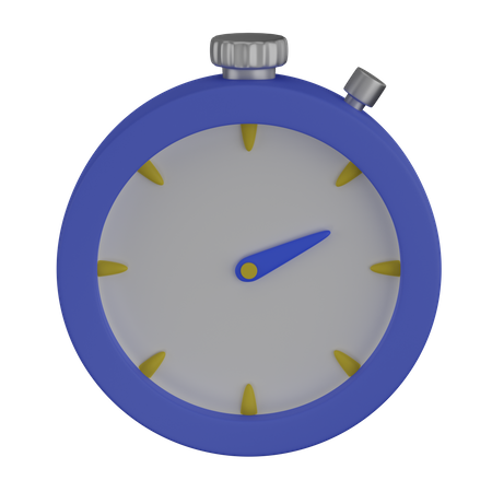 Stopwatch  3D Icon