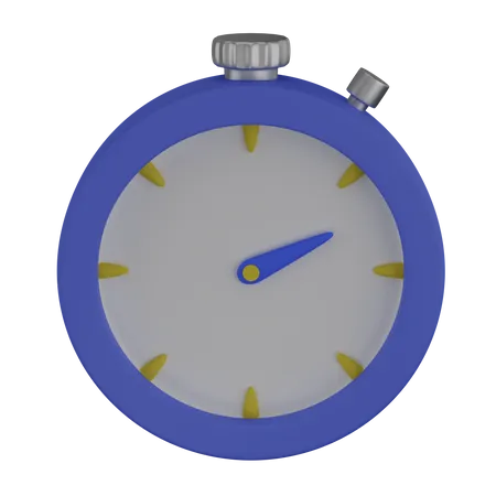 Stopwatch  3D Icon