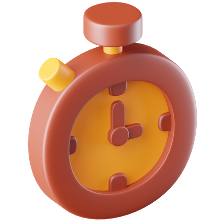 Stopwatch  3D Icon