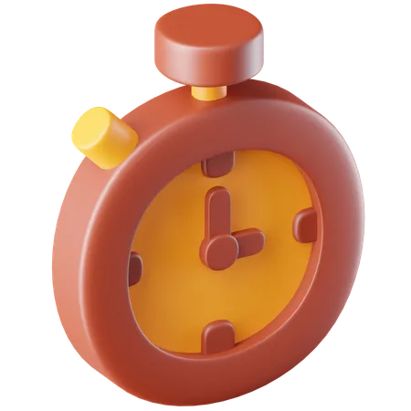 Stopwatch  3D Icon