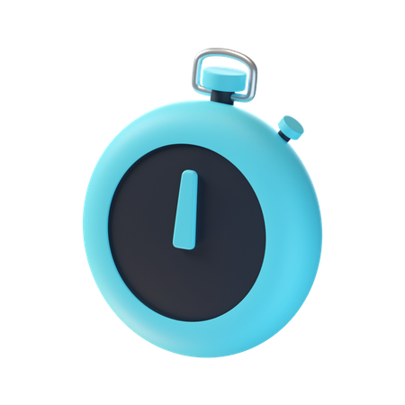 Stopwatch  3D Icon