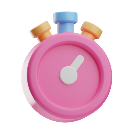 Stopwatch  3D Icon