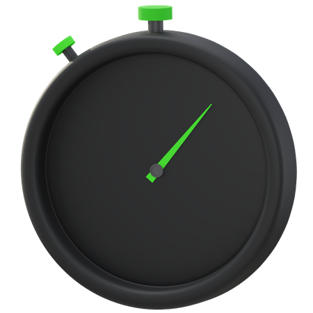 Stopwatch  3D Icon