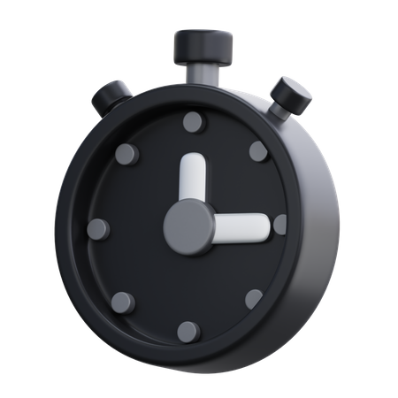 Stopwatch  3D Icon