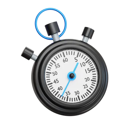 Stopwatch  3D Icon