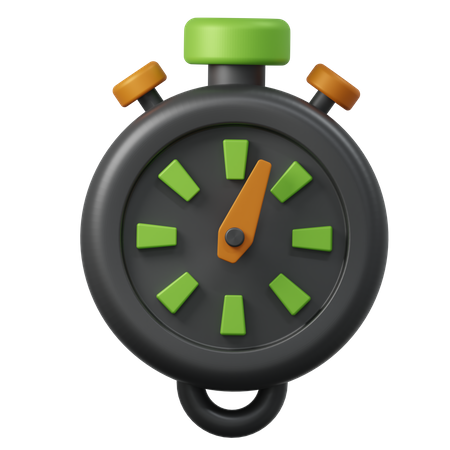 Stopwatch  3D Icon