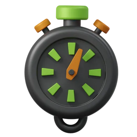 Stopwatch  3D Icon