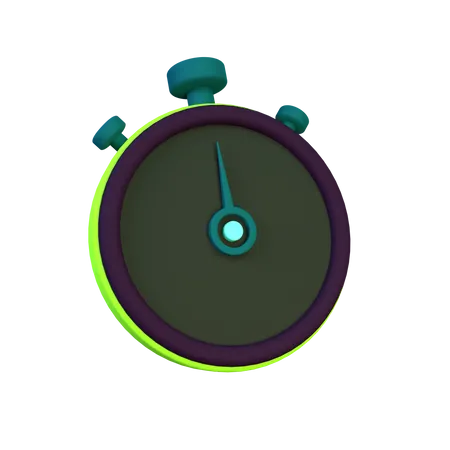 Stopwatch  3D Icon