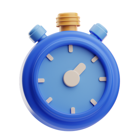 Stopwatch  3D Icon