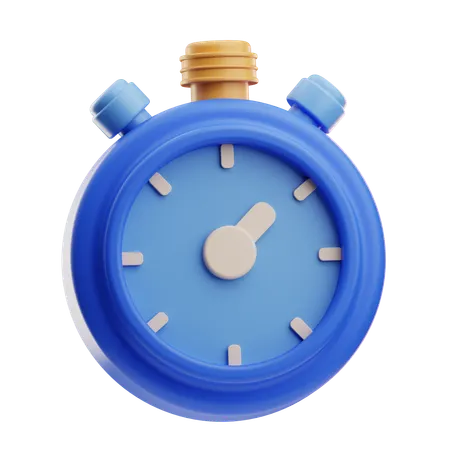 Stopwatch  3D Icon