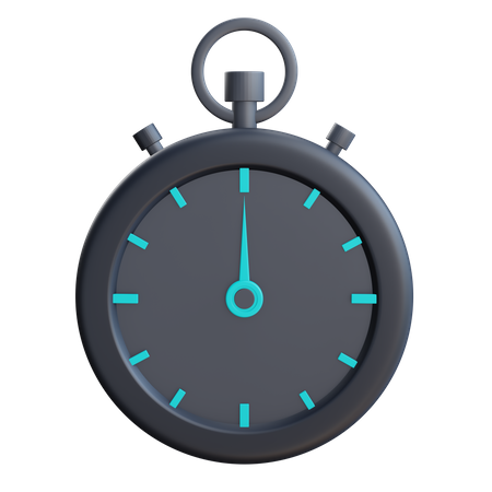 Stopwatch  3D Icon