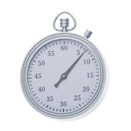 Stopwatch  3D Icon