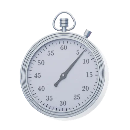 Stopwatch  3D Icon