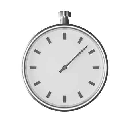 Stopwatch  3D Icon