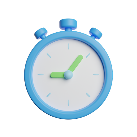 Stopwatch  3D Icon