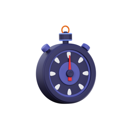 Stopwatch  3D Icon