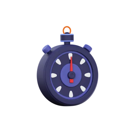 Stopwatch  3D Icon