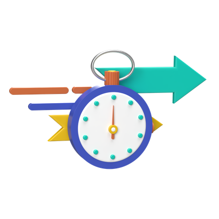 Stopwatch  3D Icon