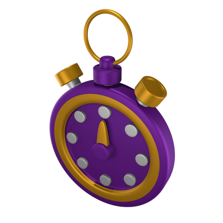 Stopwatch  3D Icon