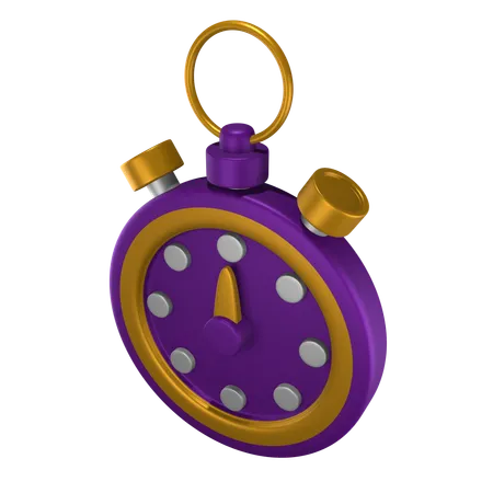 Stopwatch  3D Icon