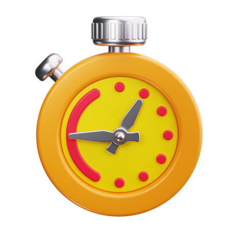 Stopwatch  3D Icon