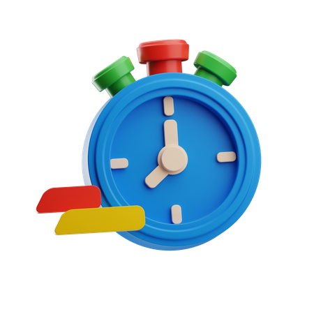Stopwatch  3D Icon