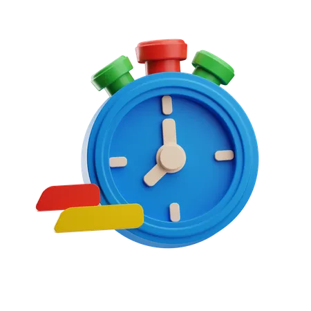 Stopwatch  3D Icon
