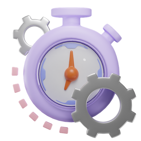 Stopwatch  3D Icon