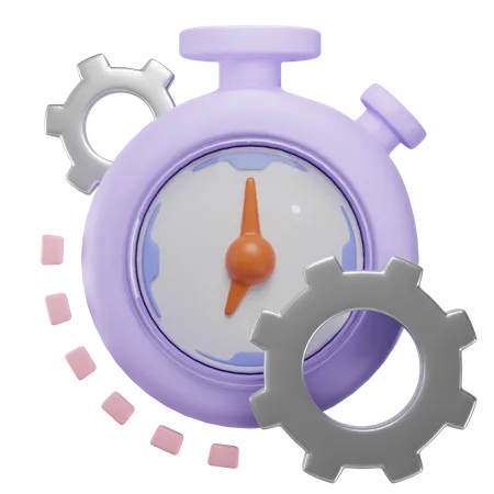 Stopwatch  3D Icon