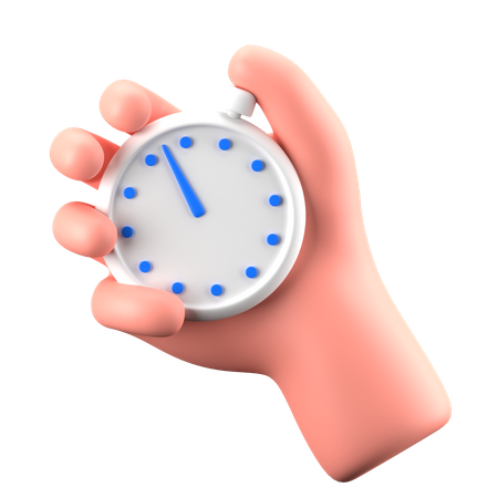 Stopwatch  3D Icon