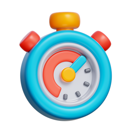 Stopwatch  3D Icon