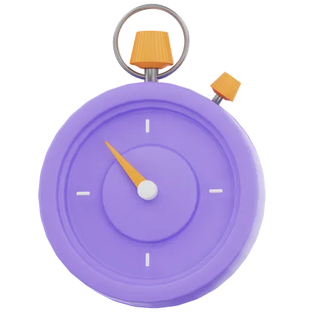 Stopwatch  3D Icon