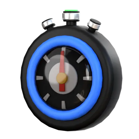 Stopwatch  3D Icon