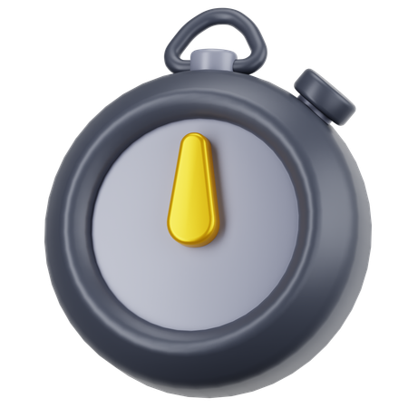 Stopwatch  3D Icon