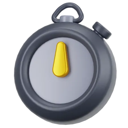 Stopwatch  3D Icon